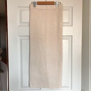 Zara Knit Midi Skirt